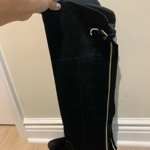 Charles David Knee High Suede Boots